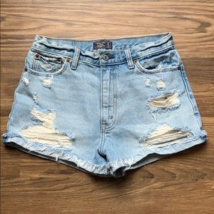 Abercrombie High Rise shorts